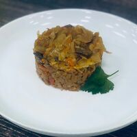 Капуста, тушенная с грибами в Вкусно рядом