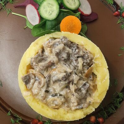 Бефстроганов из телятины в Шашлык Гриль Хаус по цене 760 ₽