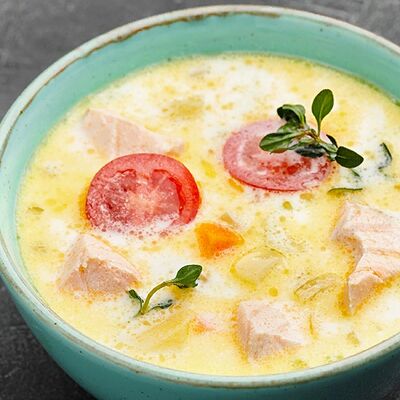 Сливочный суп с лососем в Гранат по цене 540