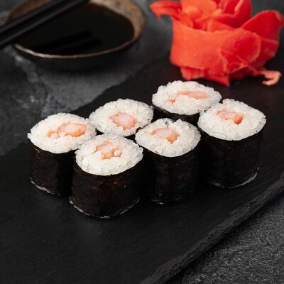 Мини-ролл с креветкой в SushiHit по цене 140 ₽