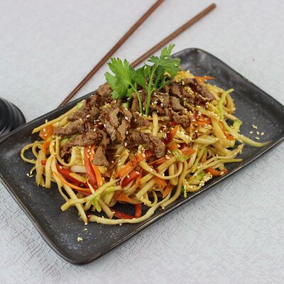 Удон с говядиной терияки в SUSHI GO по цене 579 ₽