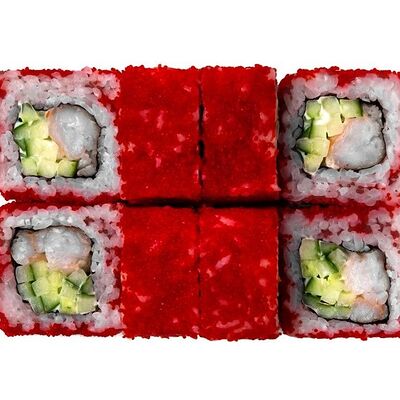 Ролл Калифорния с креветкой в Оригами по цене 616 ₽