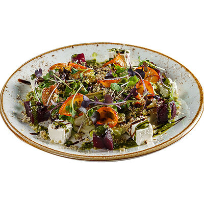 Салат с хурмой/грушей, сыром фета и свеклой в ИТЛЕ Стейк-кафе Halal по цене 330