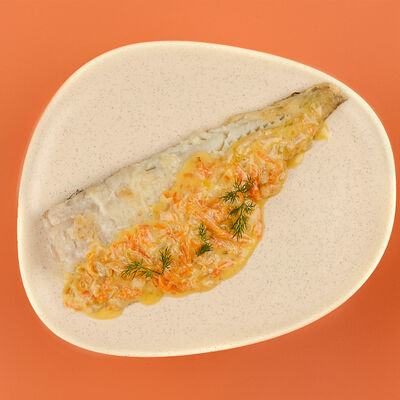 Минтай в сливочном соусе в Добрый лепщик по цене 300 ₽