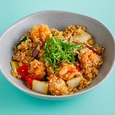 С креветками и соусом том ям в Bao Mochi по цене 750 ₽