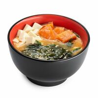 Мисо-суп с острым лососем в Ozaki