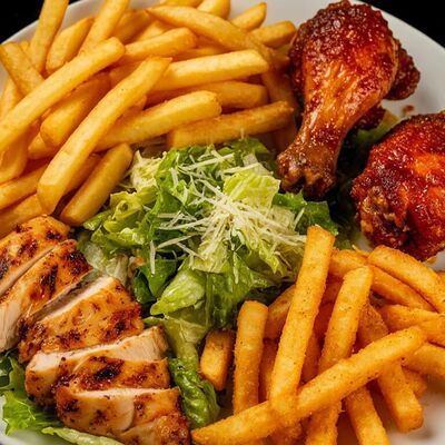 Бизнес-ланч №5 в Сытый шашлык по цене 740 ₽