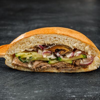 UFO-бургер Говядина, Трюфельный соус в KOFOOD по цене 389 ₽