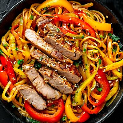 Вок со свининой в Суши мастер по цене 639 ₽