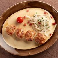 Рубленое мясо ягнёнка в сетке в Ош-Пош