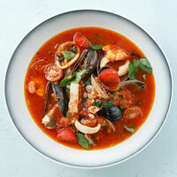Суп с морепродуктами в Терраса