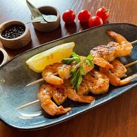 Тигровые креветки на гриле в Кафе Колос