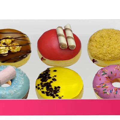 Коробка из шести пончиков в DDONUT по цене 1300 ₽