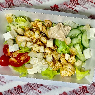 Салат овощной с курицей в MR BURGER по цене 375 ₽