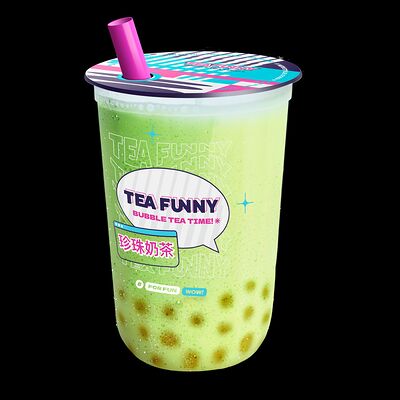 Фьюжн-шейк Мелония с шариками йогурт S в Tea Funny по цене 442 ₽