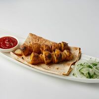 Картошка с курдюком на мангале в Кафе МилАриЯ