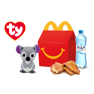 Завтрак Хэппи Мил с Блинами и игрушкой в Макдоналдс по цене 189 ₽