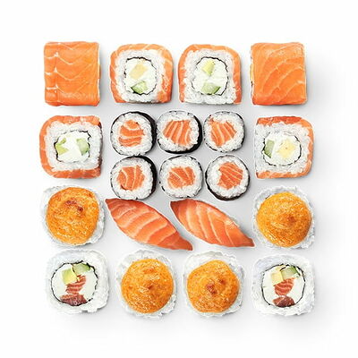 Сет с лососем в Еоки по цене 2388 ₽