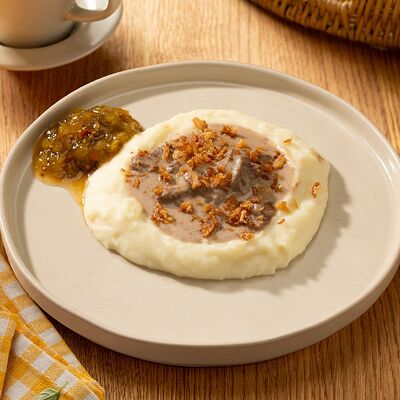 Бефстроганов из говядины в Пока горячее по цене 690 ₽