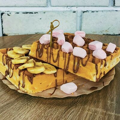 Бельгийская вафля Нутелла в Waffle land по цене 550 ₽