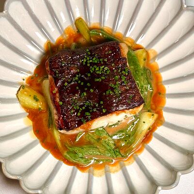 Черная треска, пак-чой в Narnia по цене 1590 ₽