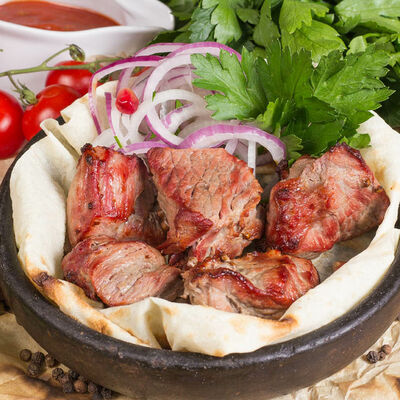 Шашлык из телятины в Мушмула по цене 499