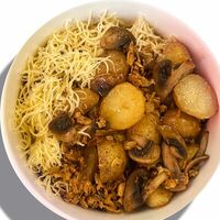 Картошка с грибами в Лапша