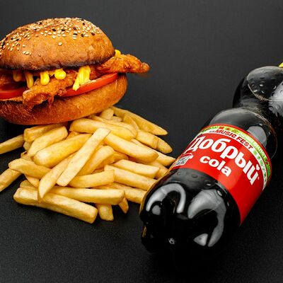 Бокс для тебя с чизбургером в Булка да мясо по цене 510 ₽