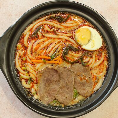 Острая шагуо с рисовой лапшой и говядиной в Kong Fu по цене 660 ₽