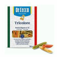 Паста De Cecco №41 Пенне Ригате Триколорев Ченто пицца М7
