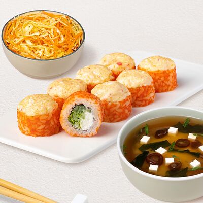 Бизнес-ланч Аппетитный L в Суши Wok по цене 599 ₽