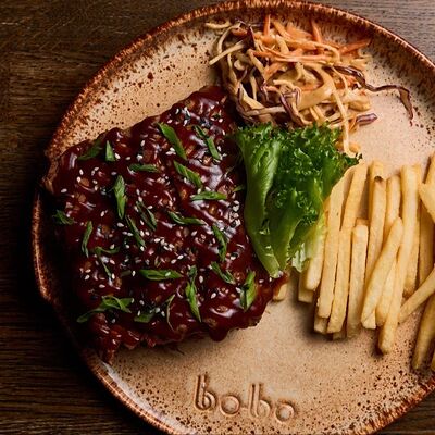 Свиные ребрав Bo-bo lounge по цене 1540 ₽