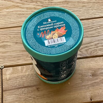 Кленовый сироп с грецким орехом ведёрко в 33пингвина по цене 649 ₽