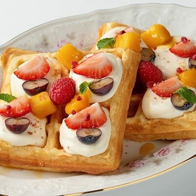 Вафля с кремом на основе Филадельфии в Blanche по цене 670 ₽