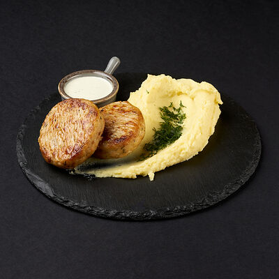 Котлета из индейки с картофельным пюре в ЛАЛИКО ГРУЗИНСКАЯ КУХНЯ по цене 780 ₽