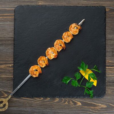 Шаш-кебаб из креветки в Чайхона №1 Братьев Васильчуков по цене 450 ₽