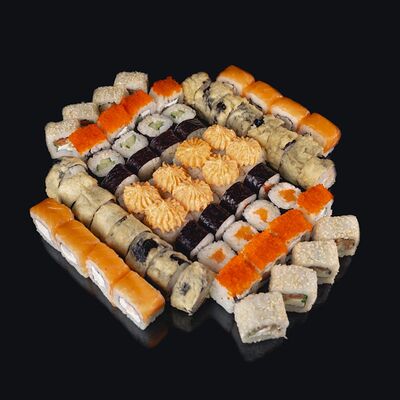 Сет с лососем в Bonito sushi по цене 2474 ₽