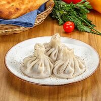 Хинкали с баранинойв Mtebi