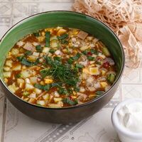 Окрошка на кефире в Катюша Katyusha