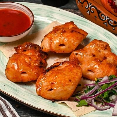 Шашлык куриный в Кура-гриль по цене 430 ₽