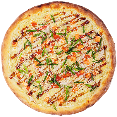 Пицца Нежный лосось 31 см в СУШИ DIMASH по цене 960 ₽