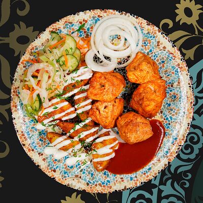 Шашлык из курицы в Татлы Чорсу Халяль по цене 579 ₽