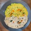 Курица с грибами и картофельным пюре в Мята Халяль по цене 340