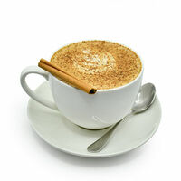Латте синнабон с корицей в Del Cappuccino