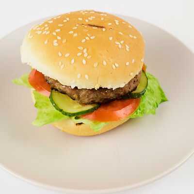 Говяжий бургер мини в Нью-Йорк пицца и гриль по цене 350 ₽