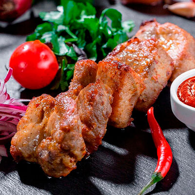 Шашлык из свиной шеи в Место Про Тесто по цене 490 ₽