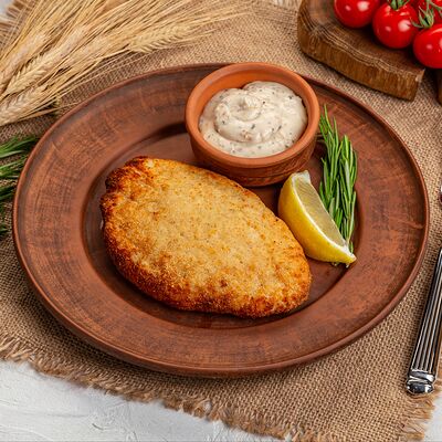 Котлета из щуки с грибным соусом в Русская кухня по цене 720 ₽