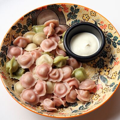 Детские пельмешки со сметаной в Бумбараш по цене 390 ₽