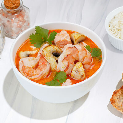 Суп Том Ям с морепродуктами в Магбургер & Братья Караваевы по цене 195