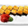 Ролл запеченный вулкан с лососем в SUSHI TESTO по цене 350